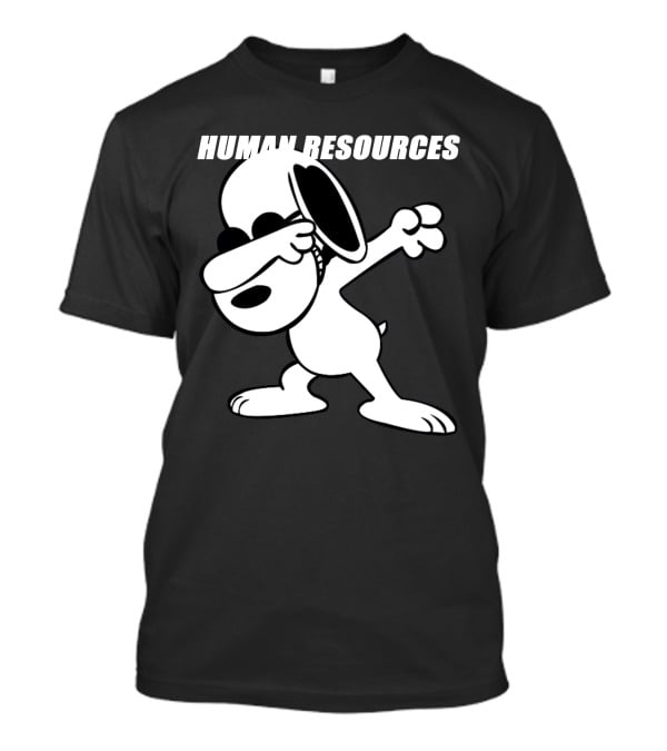 Snoopy Dabbing Human Resources T-Shirt
