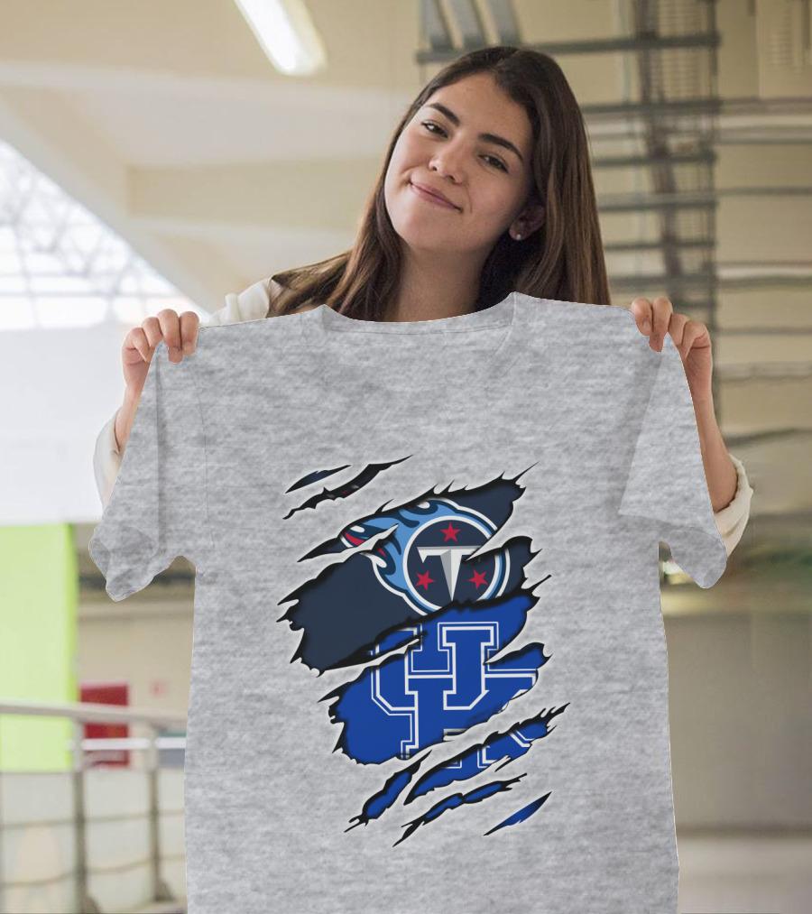 Titans Kentucky Wildcats Torn Reveal T-Shirt