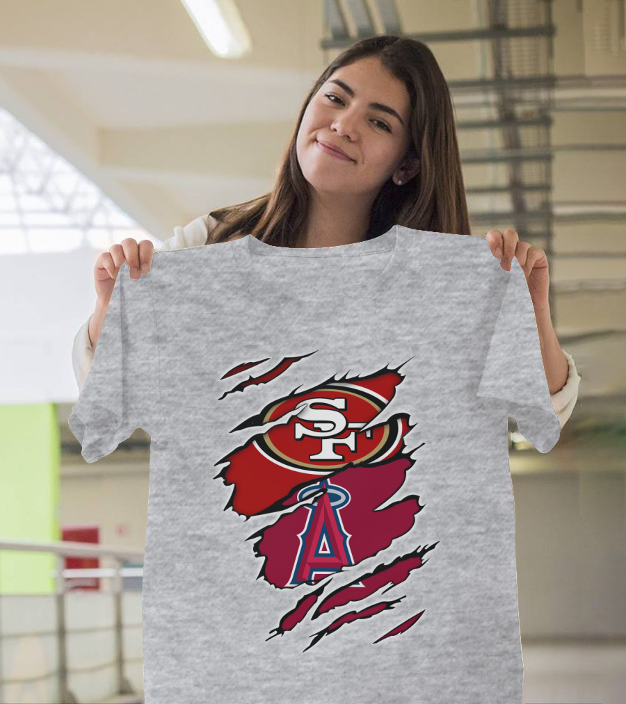 49ers SF Angels A Logo Fusion T-Shirt