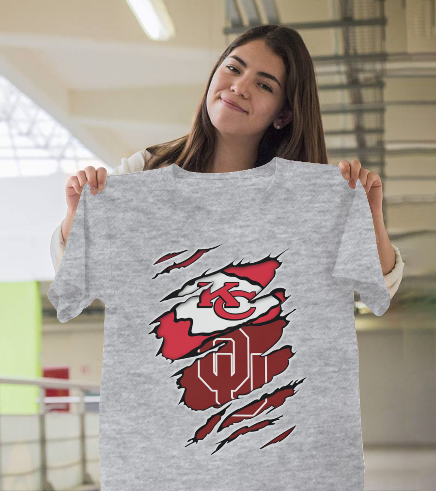 KC Chiefs Oklahoma Sooners T-Shirt