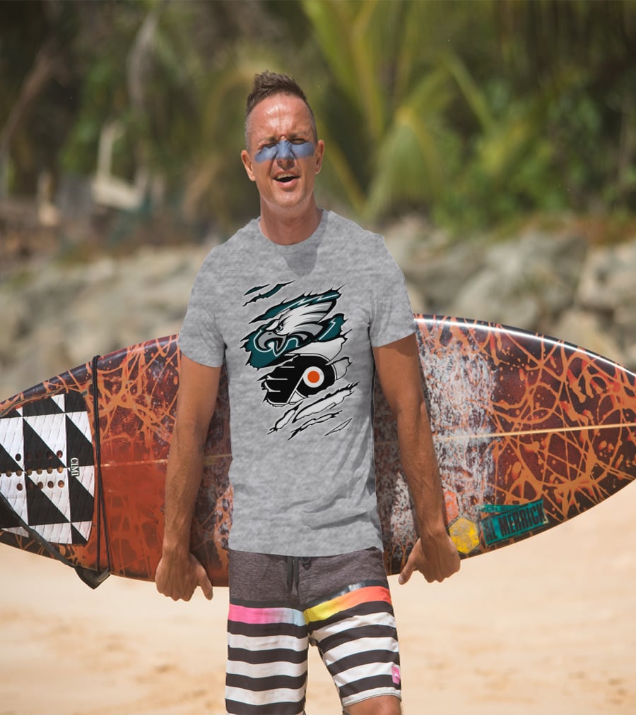 Philadelphia Eagles Flyers Team Fusion T-Shirt