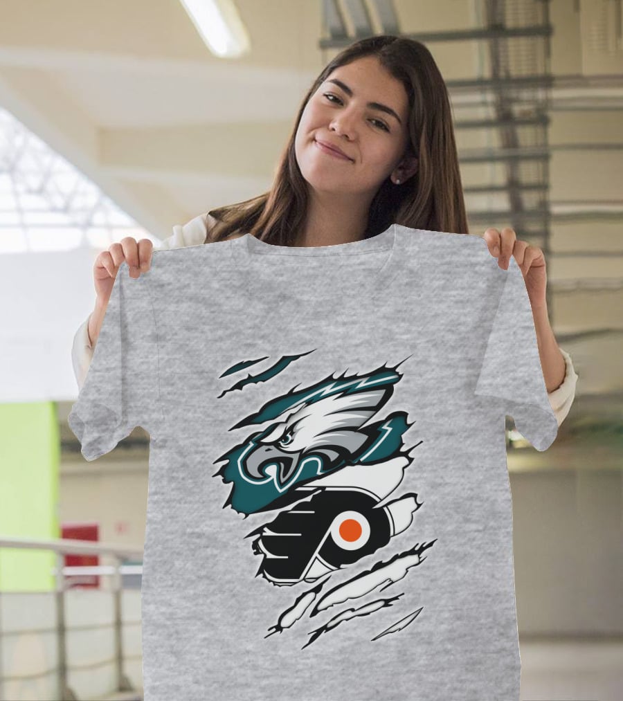 Philadelphia Eagles Flyers Team Fusion T-Shirt