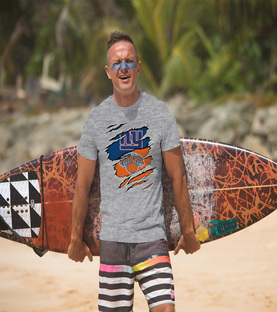 New York Giants Knicks Layered T-Shirt