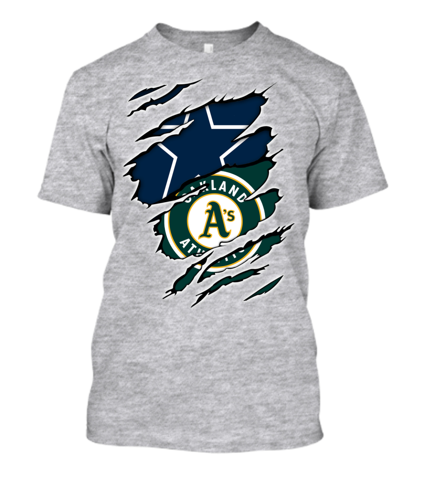 Oakland Athletics Cowboys Star Burst T-Shirt