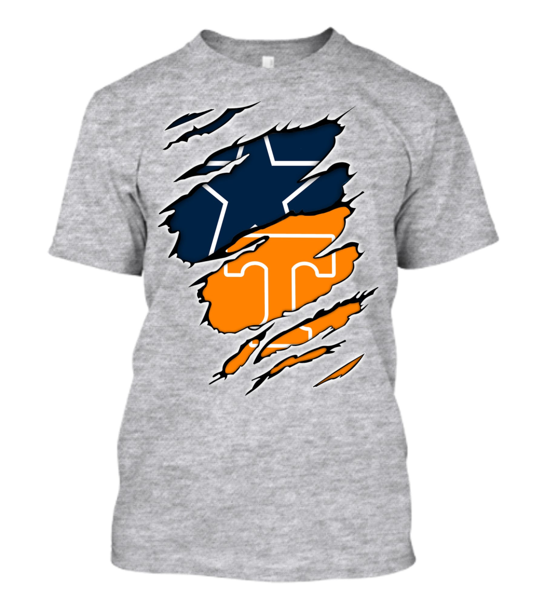Cowboys Tennessee Vols Star Claw T-Shirt