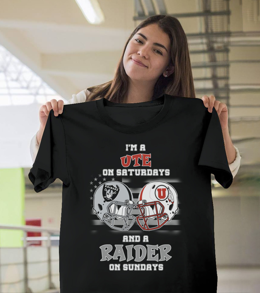 I'm a Ute on Saturdays and a Raider on Sundays T-Shirt