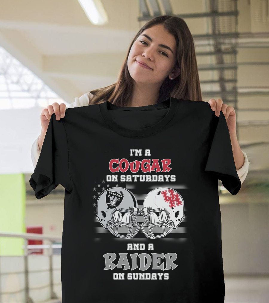 I'm A Cougar On Saturdays And A Raider On Sundays T-Shirt