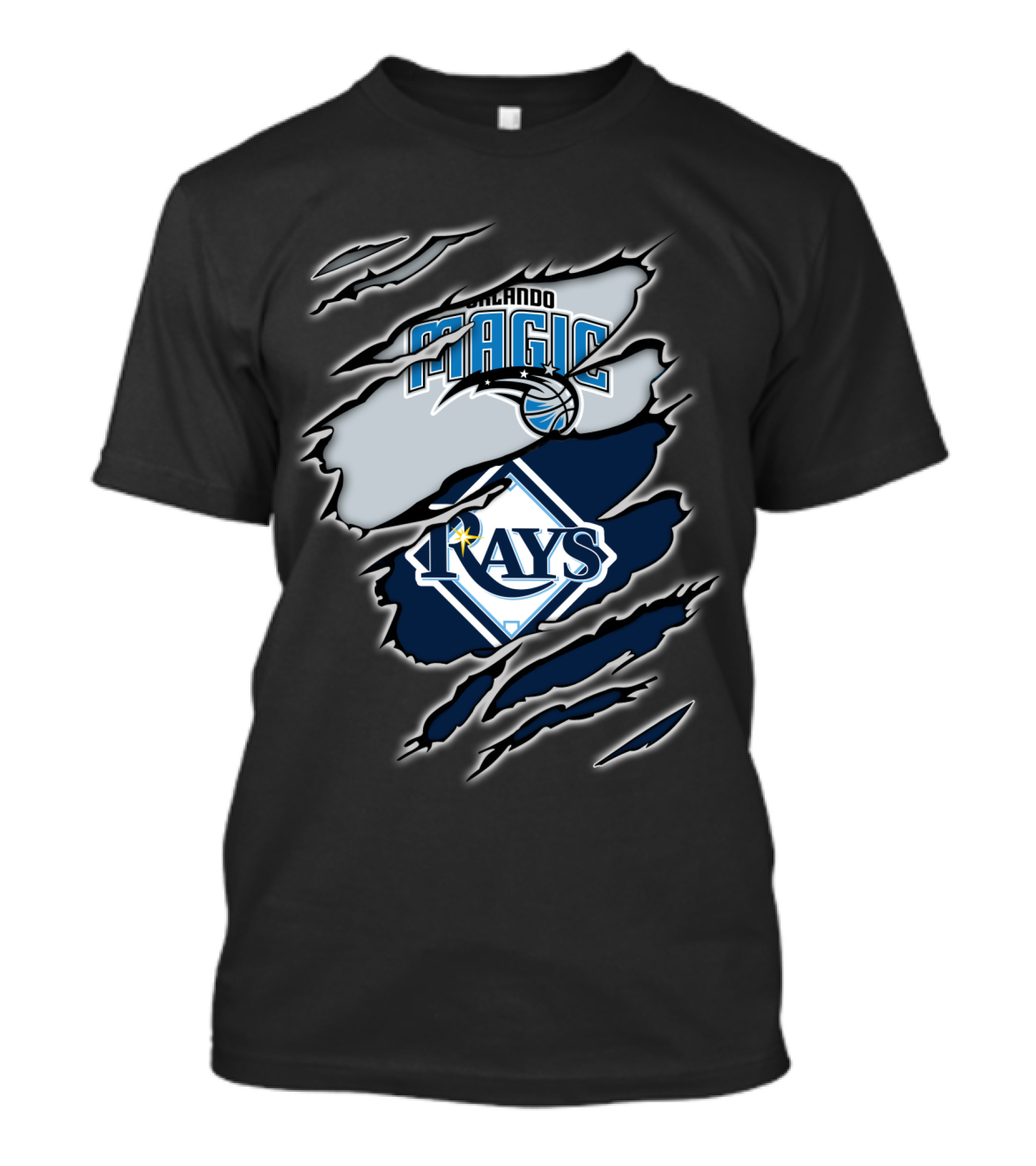 Orlando Magic Tampa Bay Rays Collaboration T-Shirt