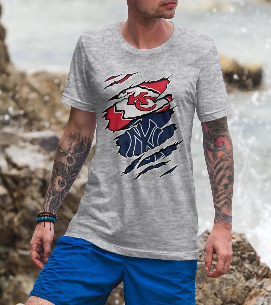 Chiefs Kc Yankees Ny Crossover T-Shirt