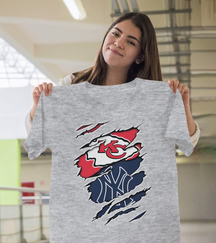 Chiefs Kc Yankees Ny Crossover T-Shirt