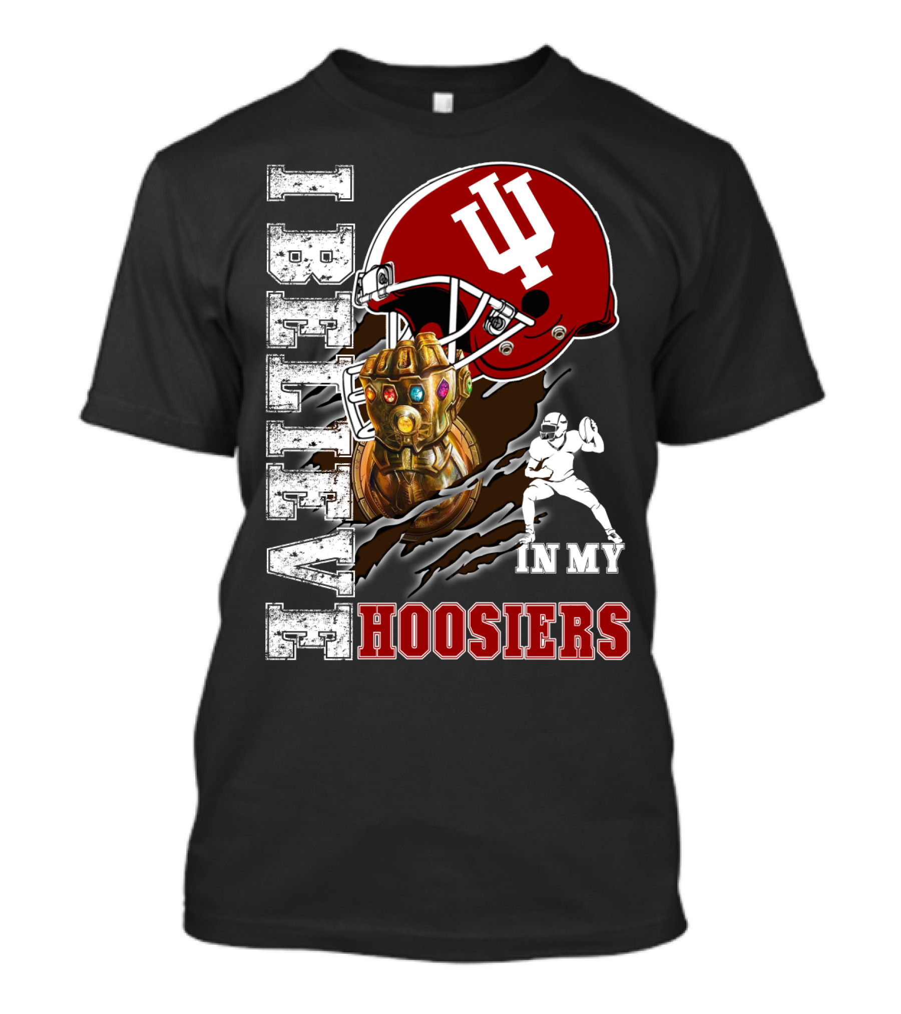 I Believe In My Hoosiers Football Infinity Glove T-Shirt