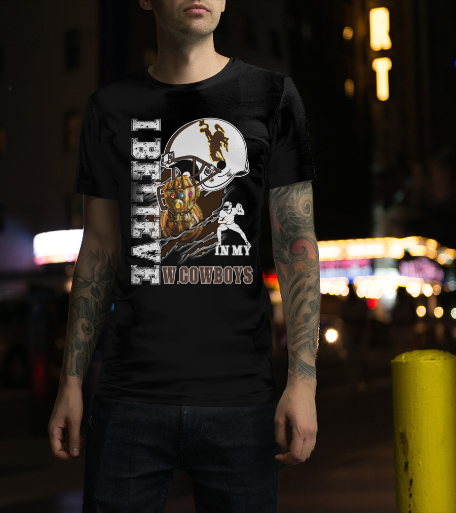 I Believe In My W Cowboys Football Fan Art Crossover T-Shirt