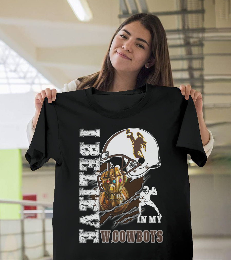 I Believe In My W Cowboys Football Fan Art Crossover T-Shirt