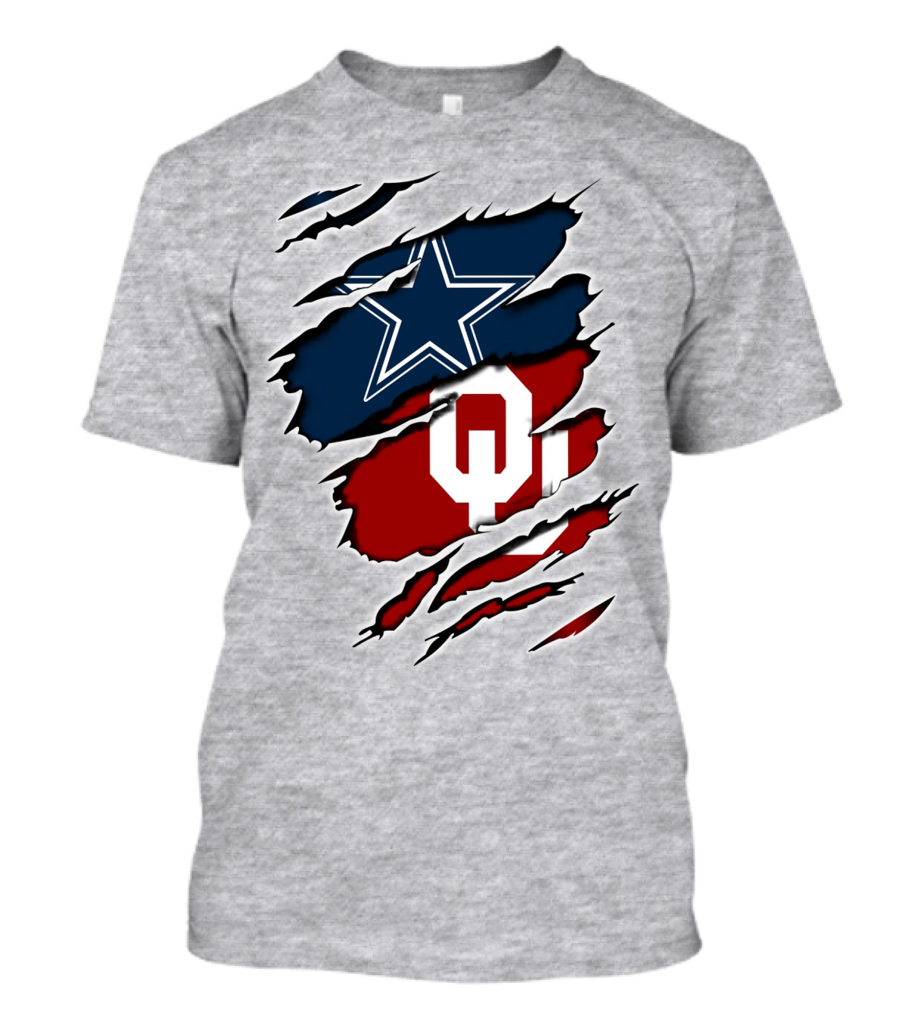 Dallas Cowboys Oklahoma Sooners Football Fan Gear T-Shirt