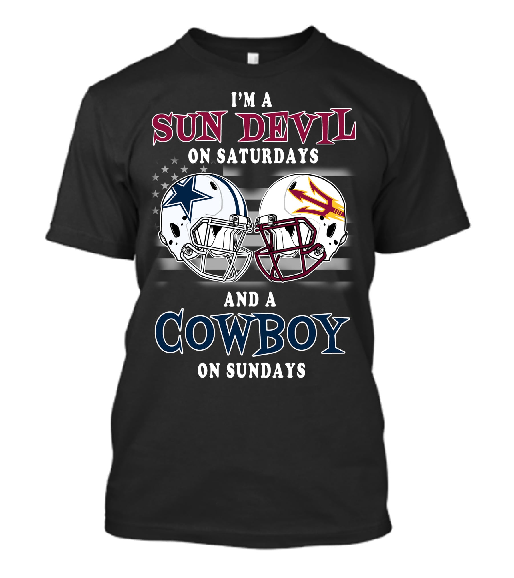 I'm A Sun Devil On Saturdays And A Cowboy On Sundays T-Shirt