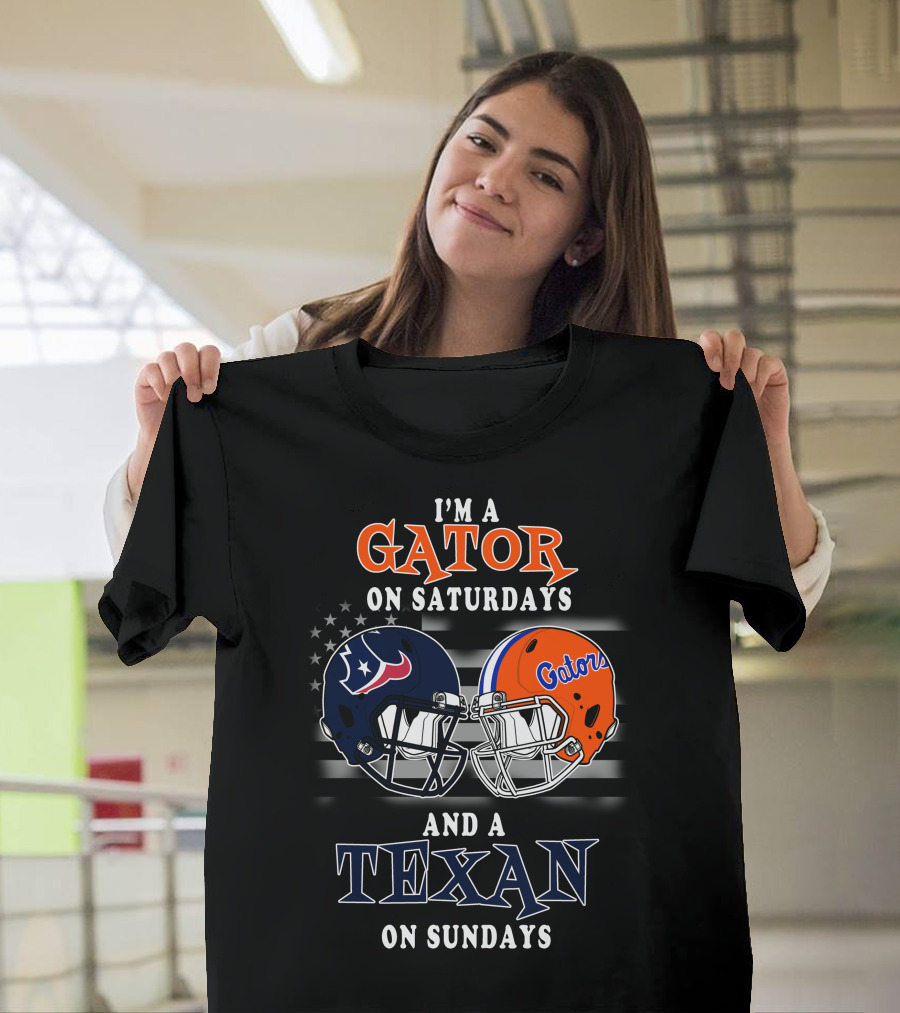 I'm A Gator On Saturdays And A Texan On Sundays T-Shirt