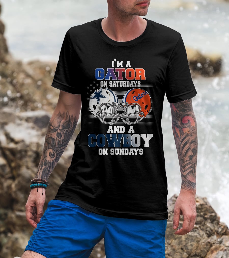 I'm A Gator On Saturdays And A Cowboy On Sundays T-Shirt