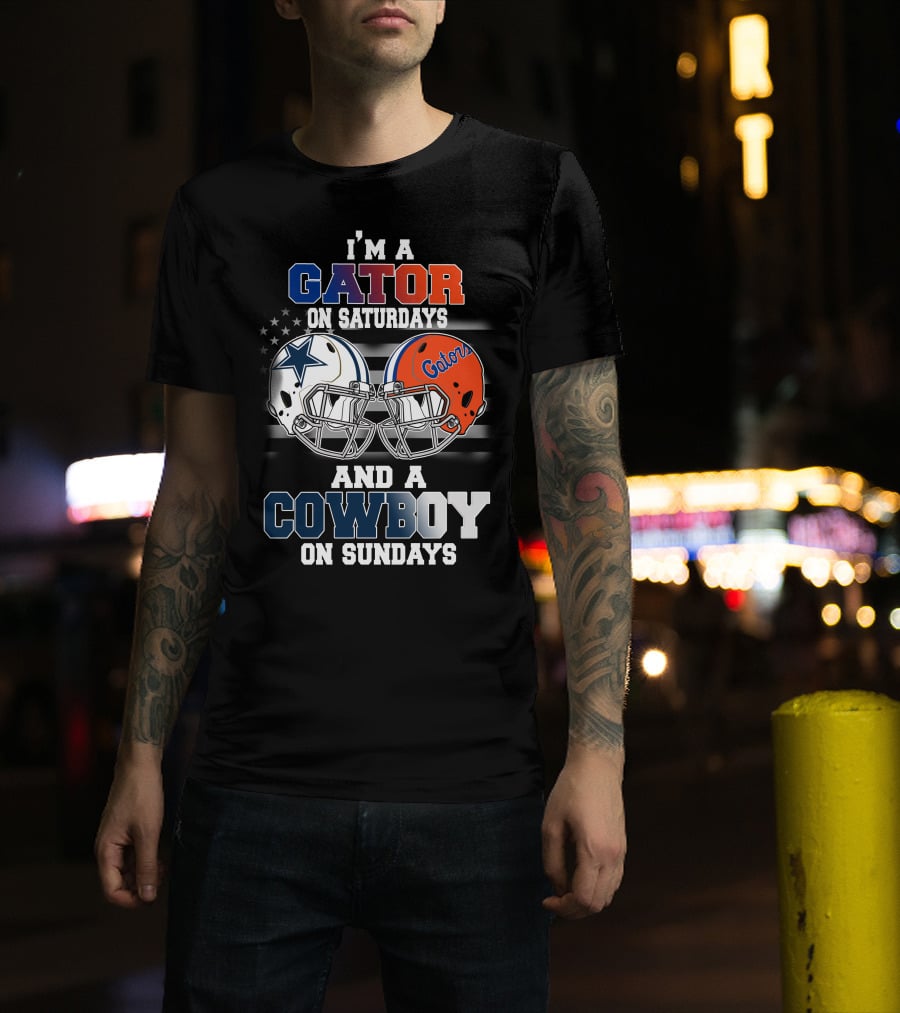 I'm A Gator On Saturdays And A Cowboy On Sundays T-Shirt