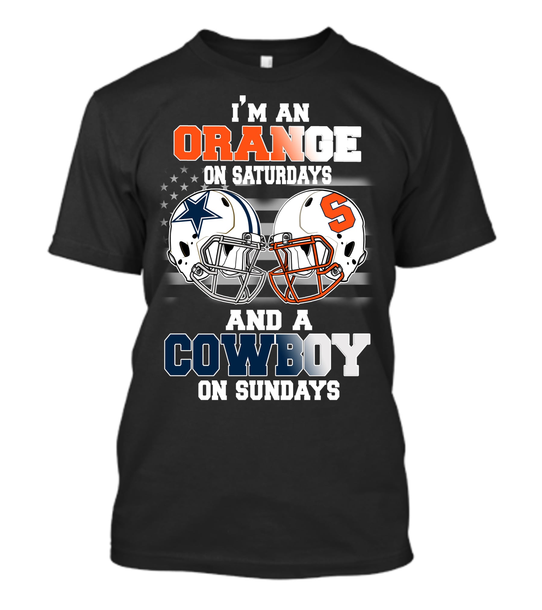 I'm An Orange On Saturdays And A Cowboy On Sundays T-Shirt