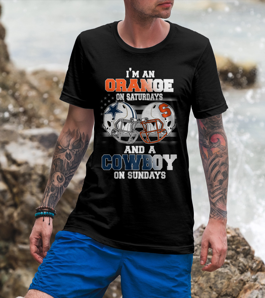 I'm An Orange On Saturdays And A Cowboy On Sundays T-Shirt