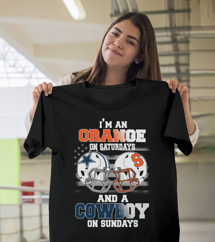 I'm An Orange On Saturdays And A Cowboy On Sundays T-Shirt