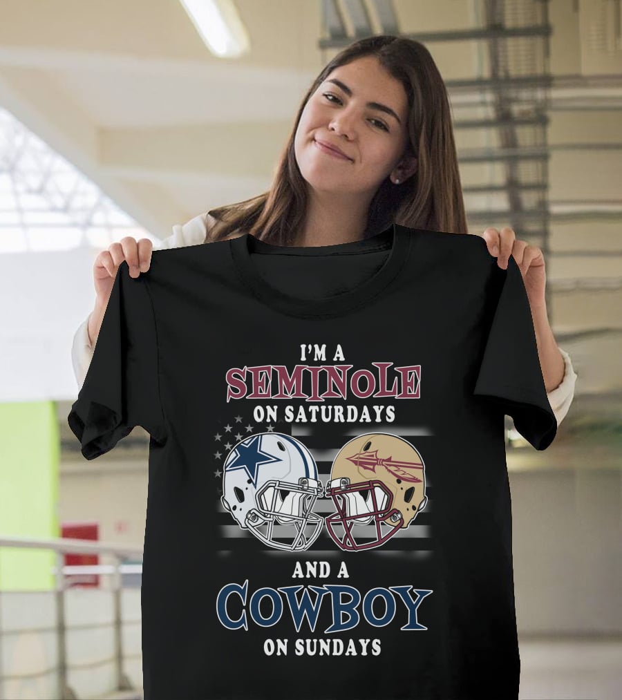 I'm A Seminole On Saturdays And A Cowboy On Sundays T-Shirt