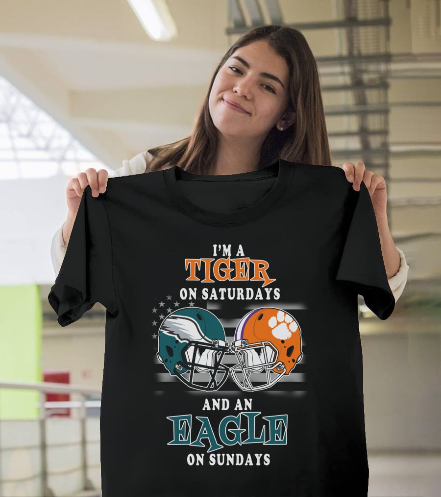 I'm A Tiger On Saturdays And An Eagle On Sundays T-Shirt
