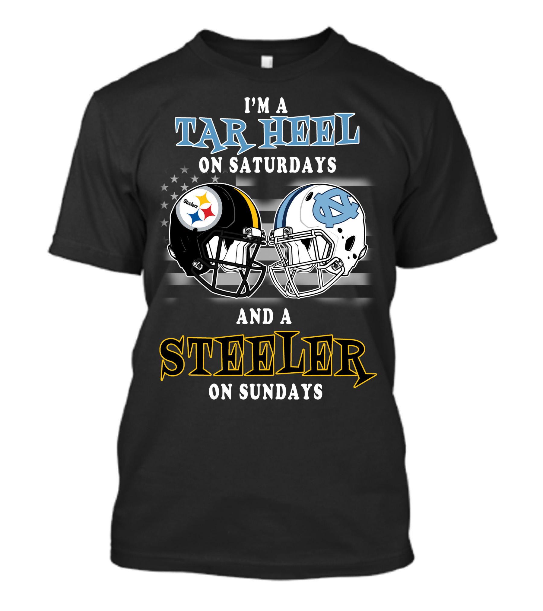 I'm A Tar Heel On Saturdays And A Steeler On Sundays T-Shirt