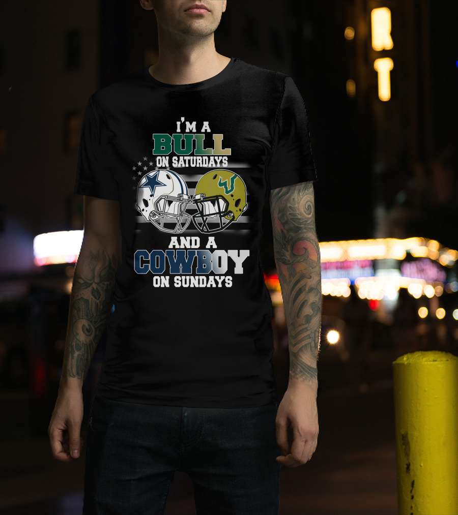 I'm A Bull On Saturdays And A Cowboy On Sundays T-Shirt