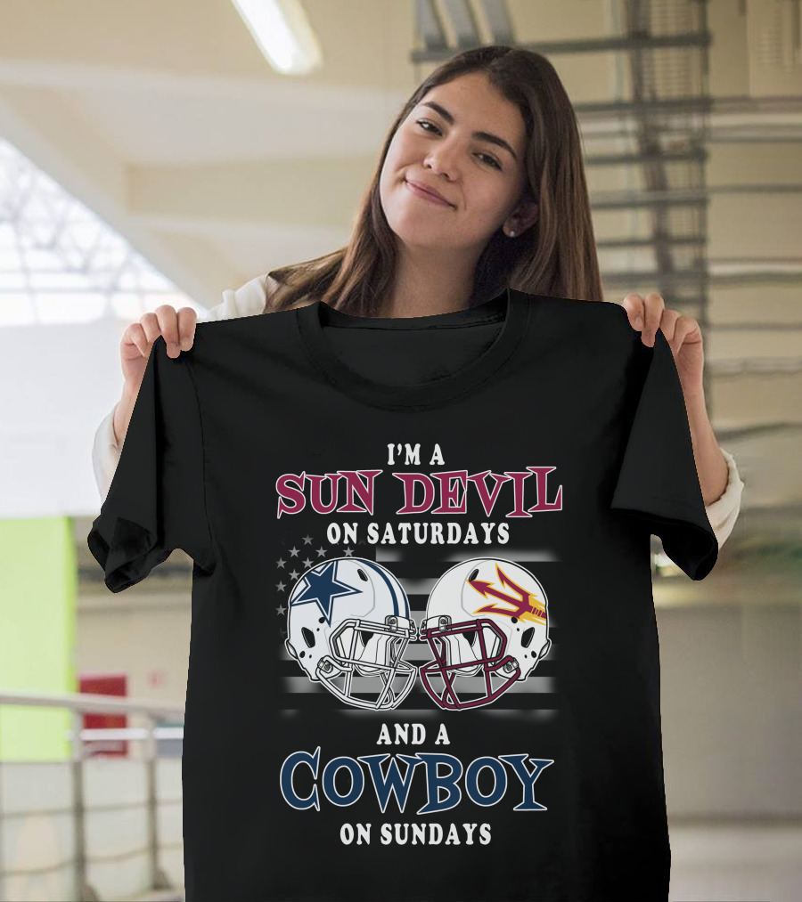 I'm A Sun Devil On Saturdays And A Cowboy On Sundays T-Shirt
