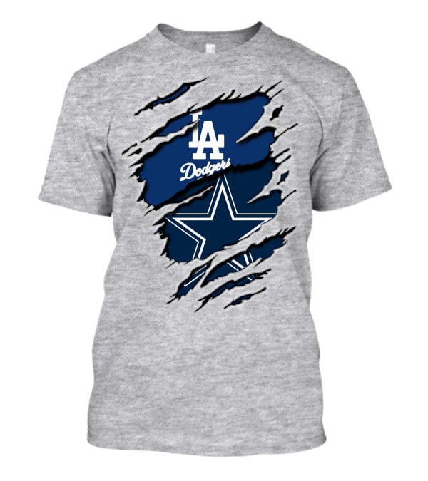 La Dodgers Cowboys Crossover T-Shirt