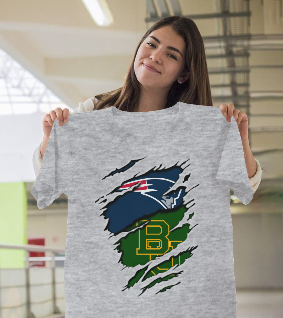 Patriots Baylor BU Logo Mashup T-Shirt