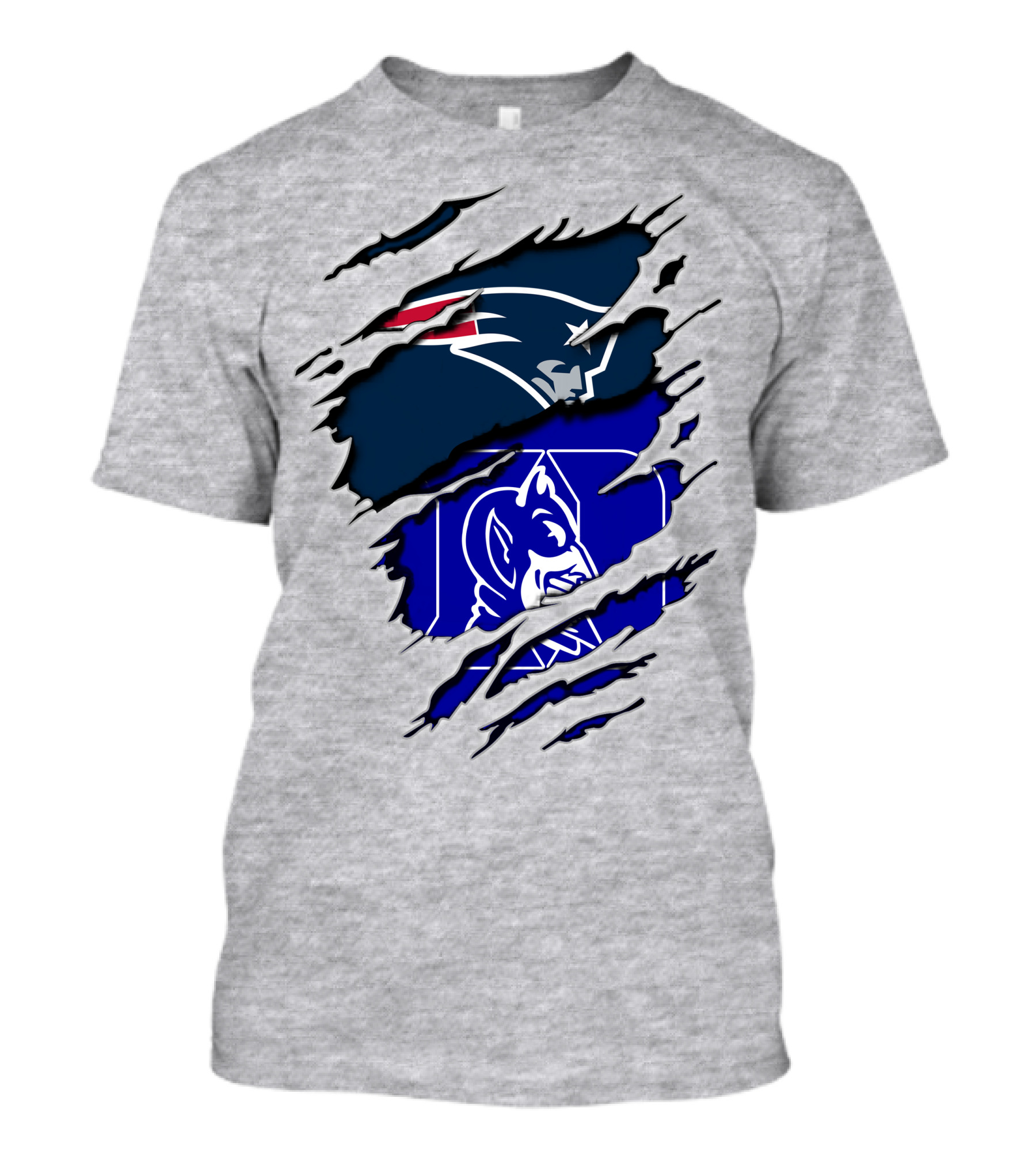 Patriots Duke Blue Devils Football Collaboration T-Shirt