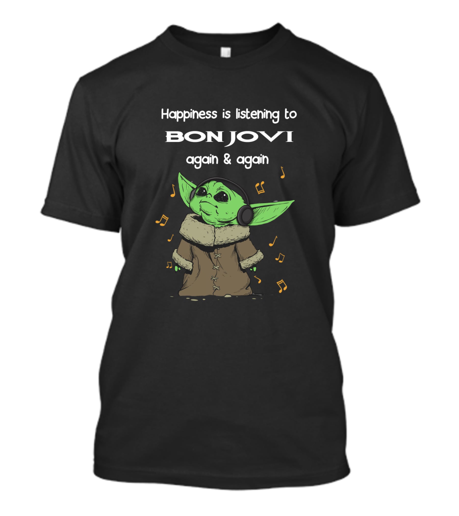 Happiness Is Listening To Bon Jovi Again And Again T-Shirt