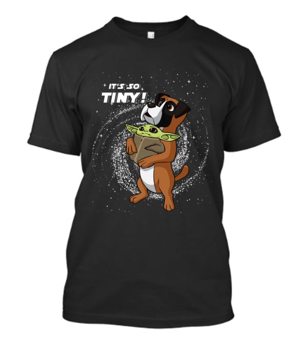 It's So Tiny Baby Yoda Boxer T-Shirt