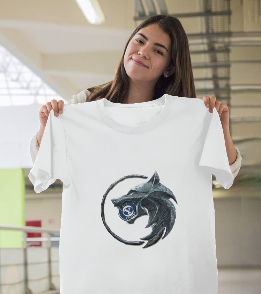 Byu Concept Circle Wolf T-Shirt