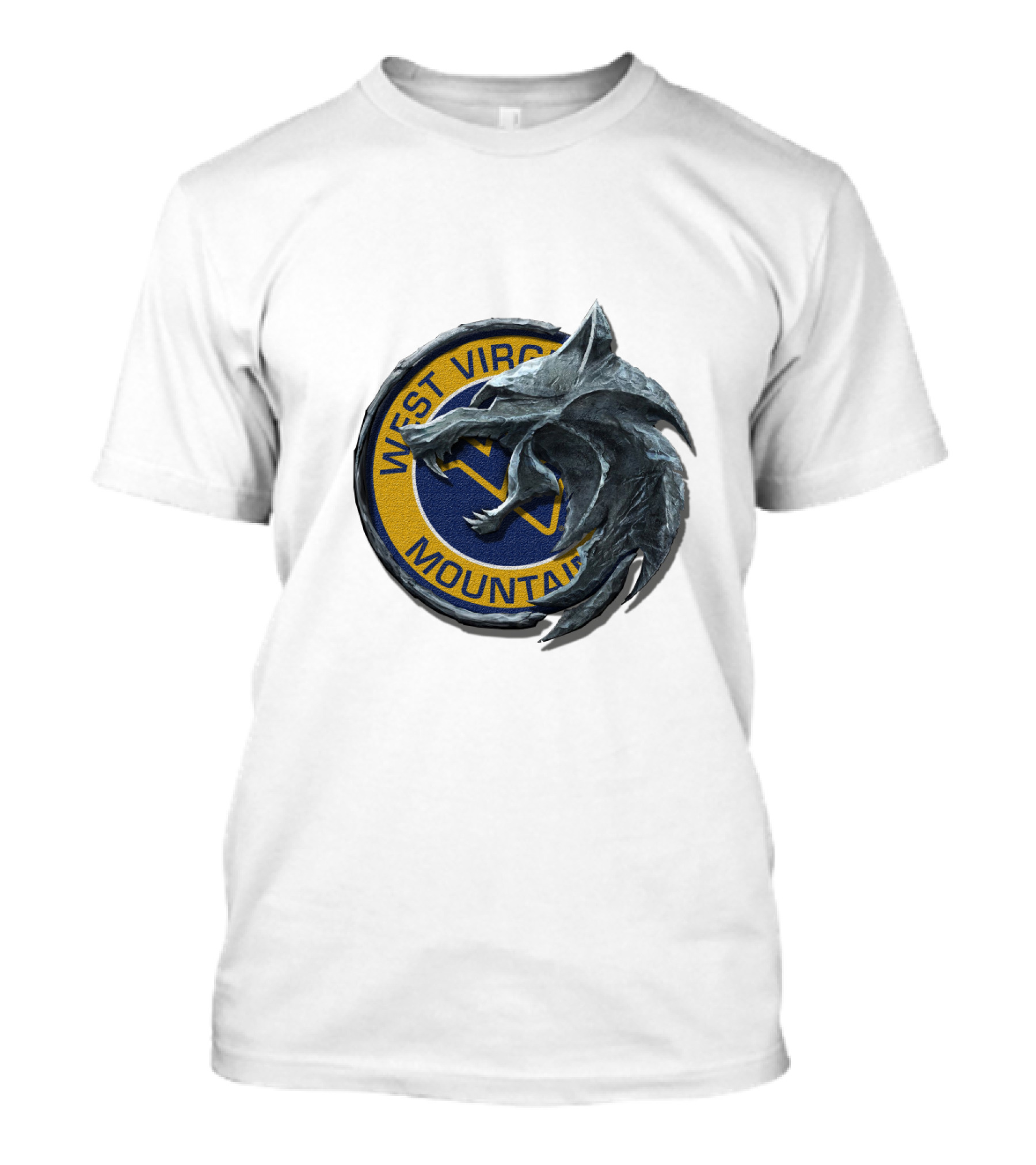 Cht1Twnc2025 West Virginia Mountaineers Wolf T-Shirt