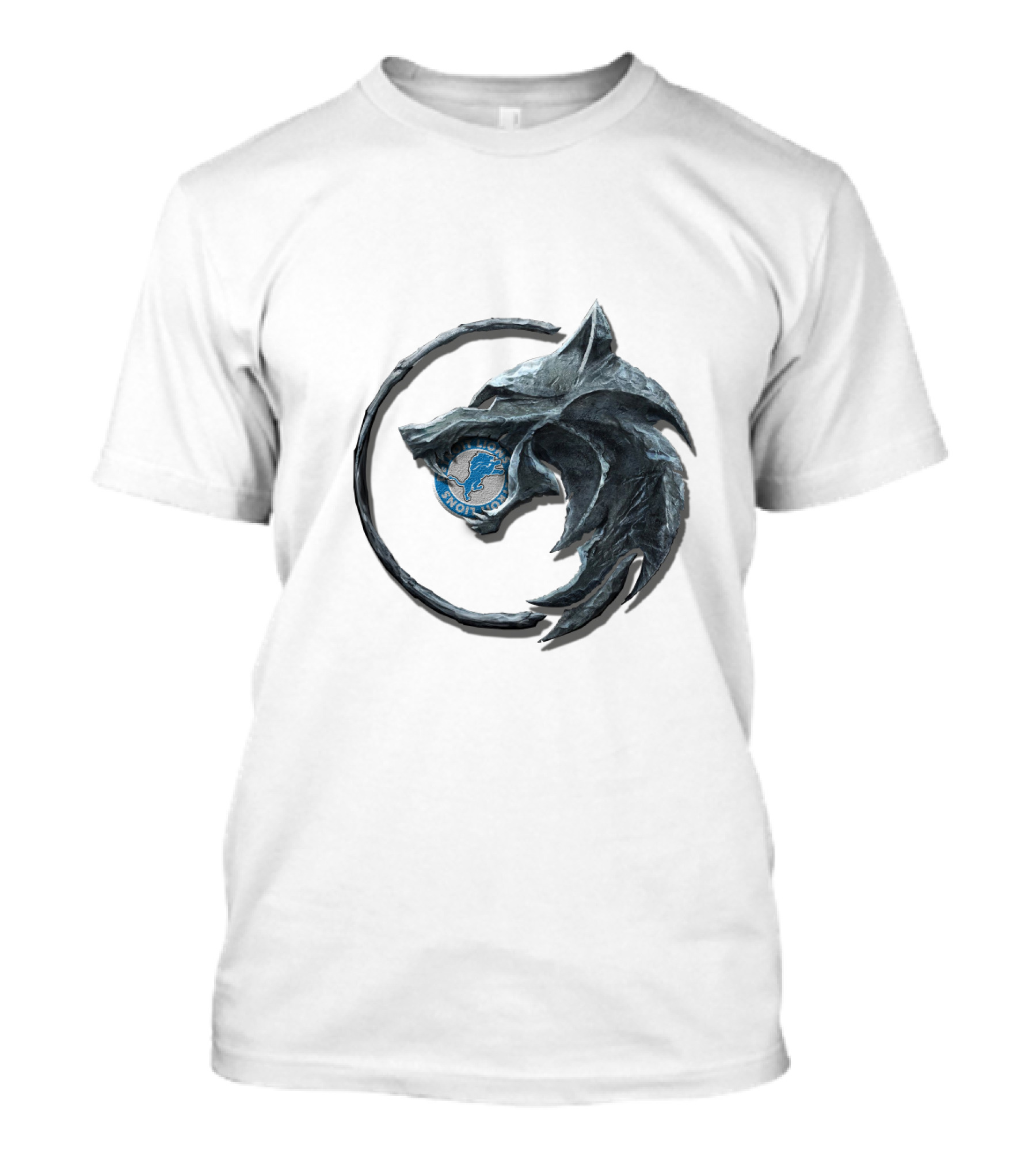 Detroit Lions Game Of Thrones Direwolf T-Shirt