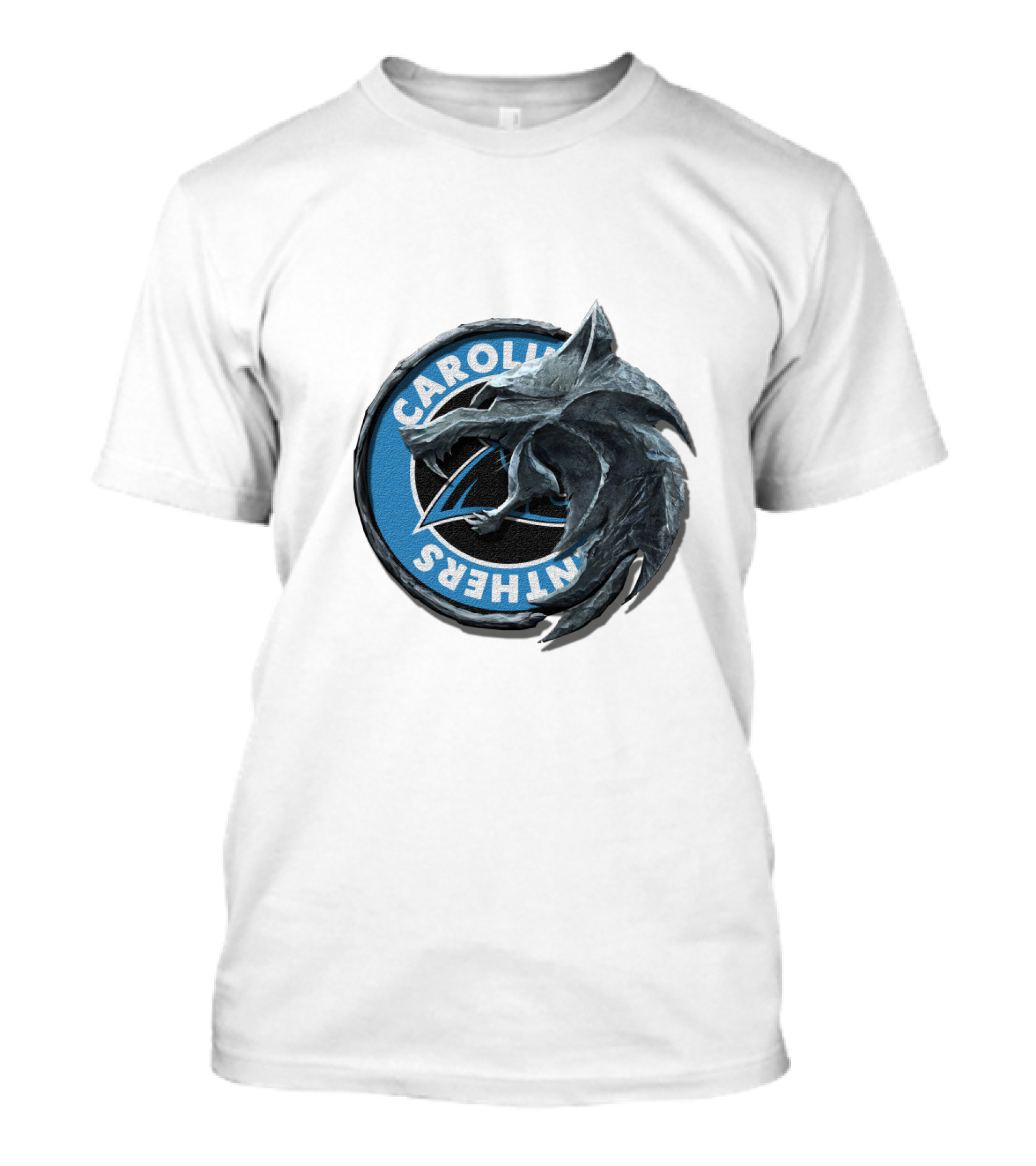 Carolina Panthers Dragon Logo Fusion T-Shirt
