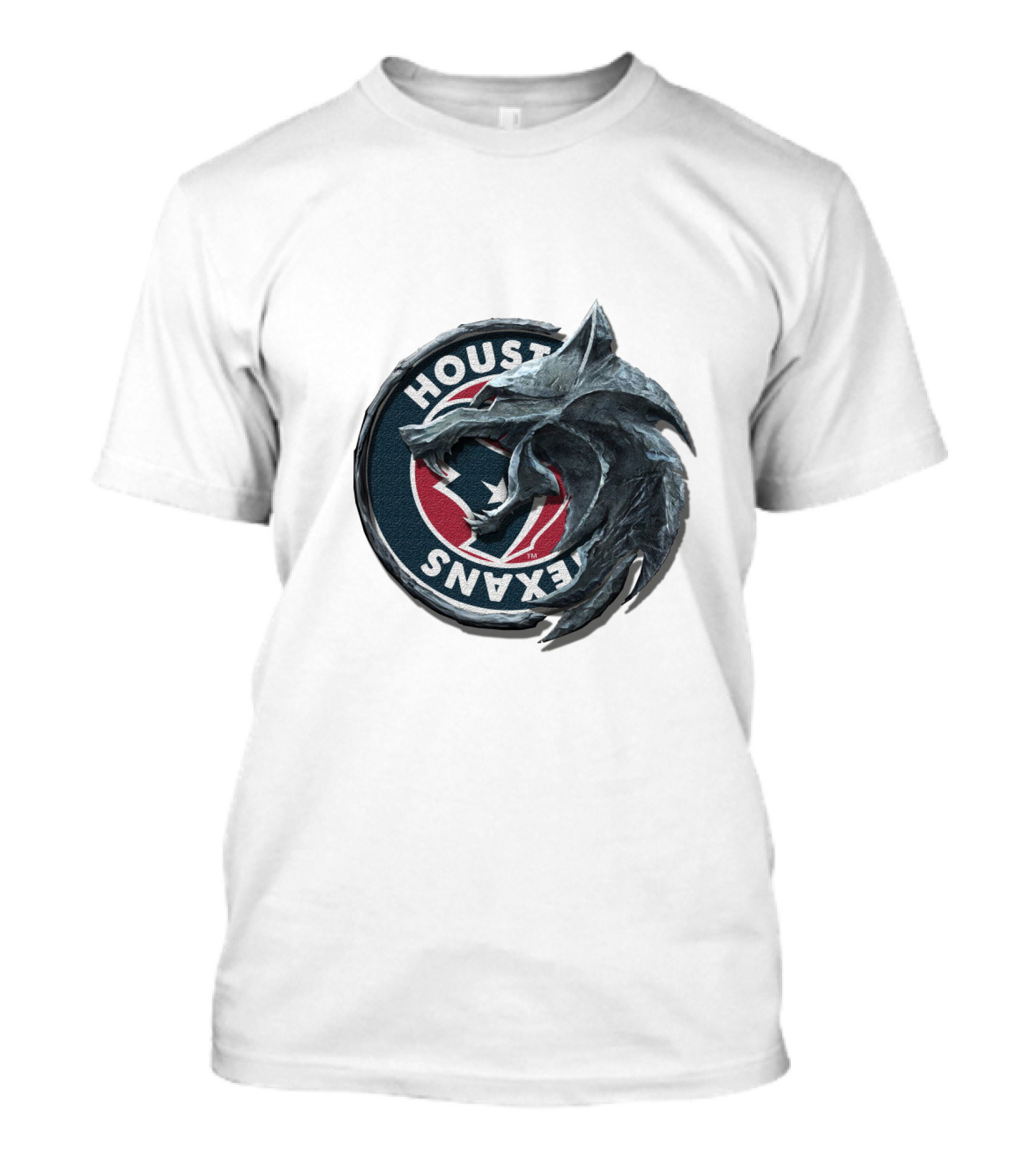 Houston Texans Wolf Hybrid Nfl 2013 T-Shirt