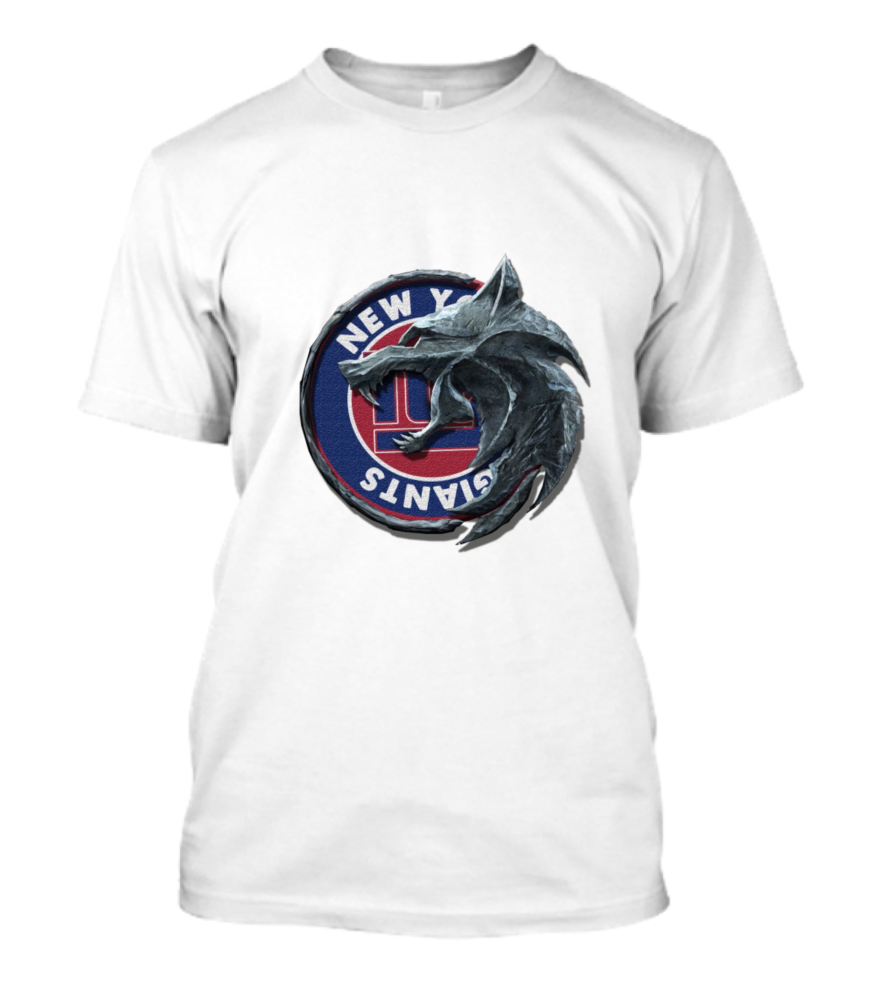 New York Giants Wolf Emblem Nfl Crossover Cht1Twnfl2023 T-Shirt