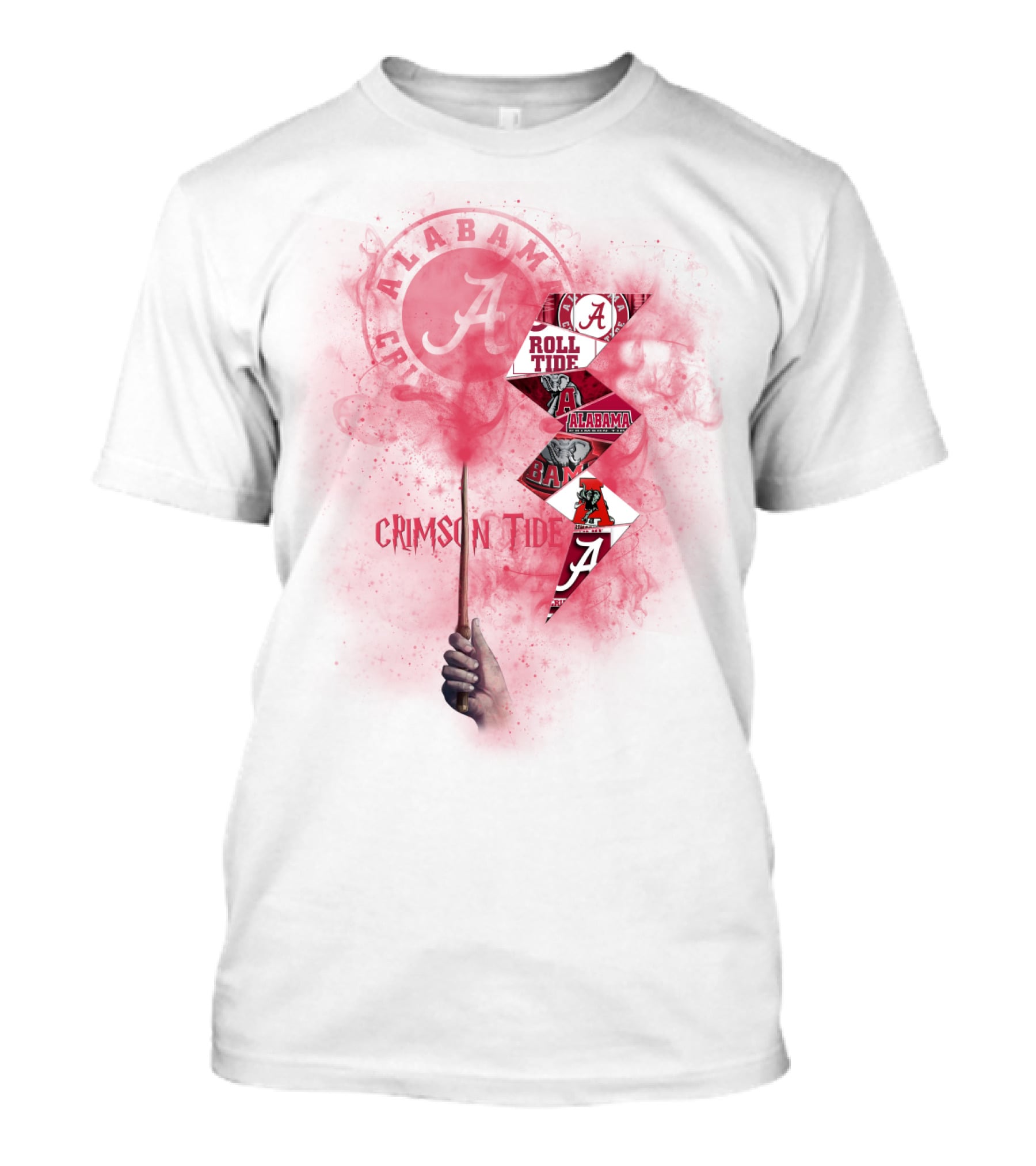 Alabama Crimson Tide Roll Tide Fan Art Chtnca1001 T-Shirt