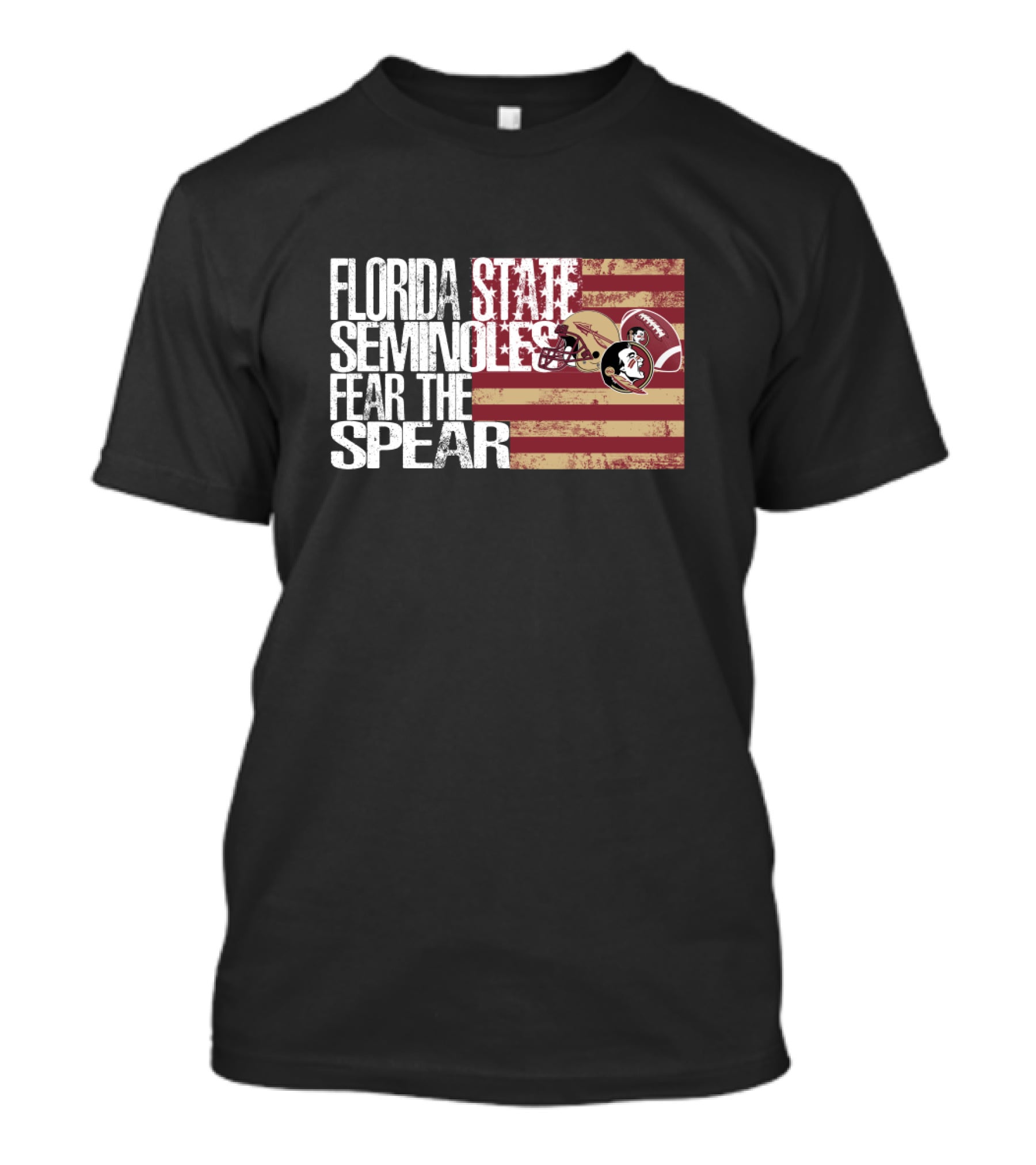 Florida State Seminoles Fear The Spear Flag T-Shirt
