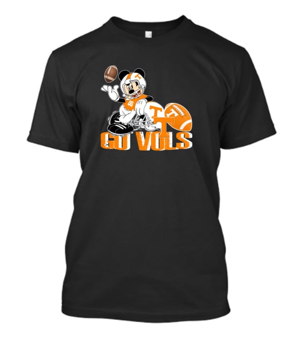 Go Vols Tennessee Football Mickey Mouse T-Shirt