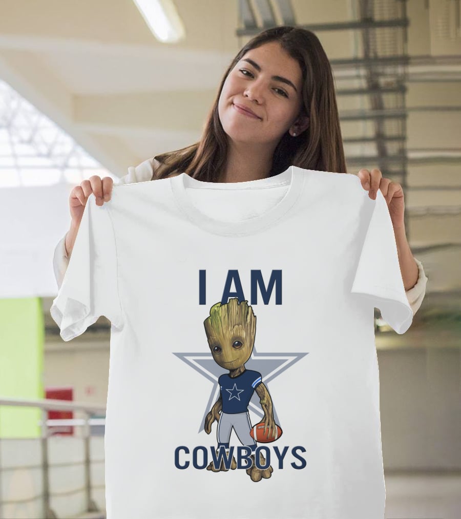 I Am Groot Cowboys Football Dallas Star T-Shirt