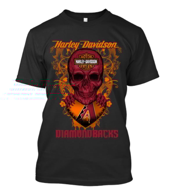 Harley Davidson Motor Cycles Arizona Diamondbacks T-Shirt