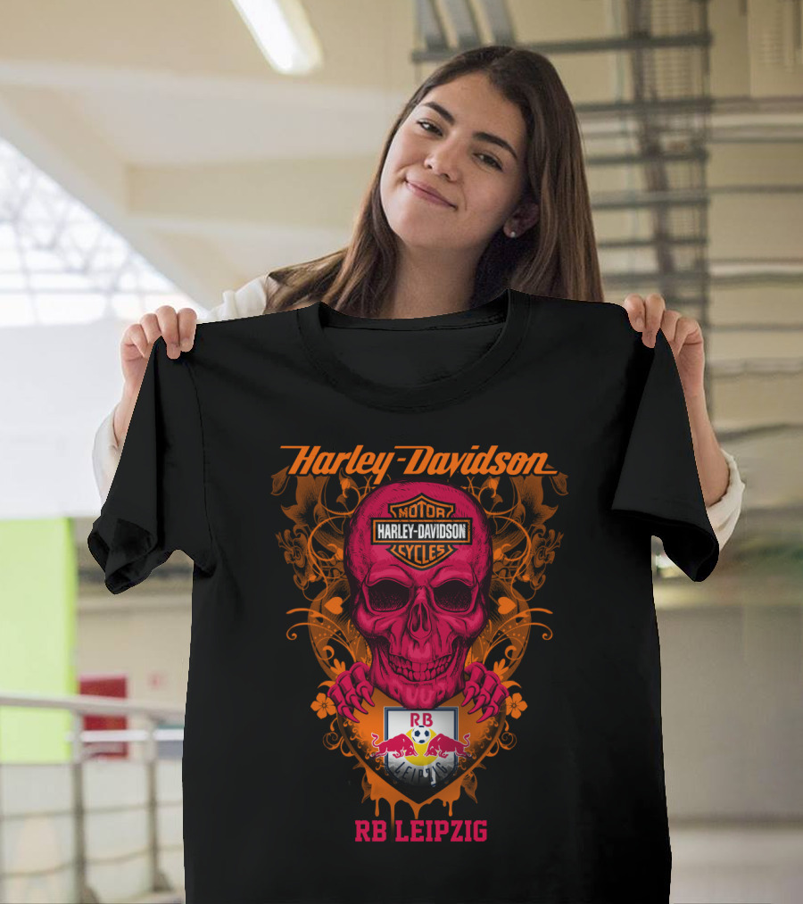 Harley Davidson Rb Leipzig Skull T-Shirt