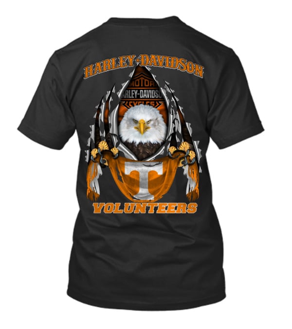 Harley Davidson Volunteers Tennessee Eagles Ncaa 3003 T-Shirt