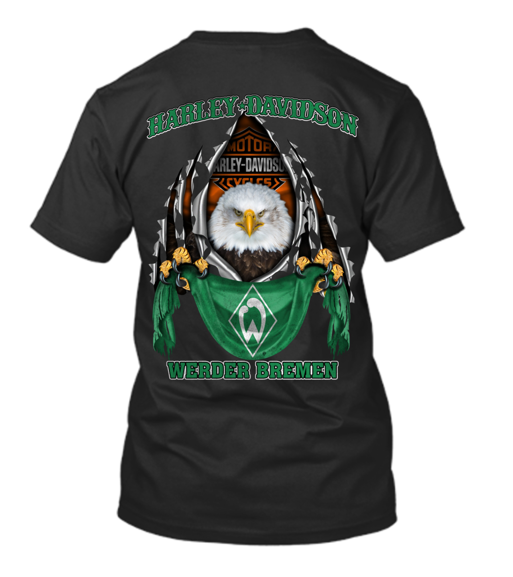 Harley Davidson Eagle Motor Cycles Werder Bremen T-Shirt