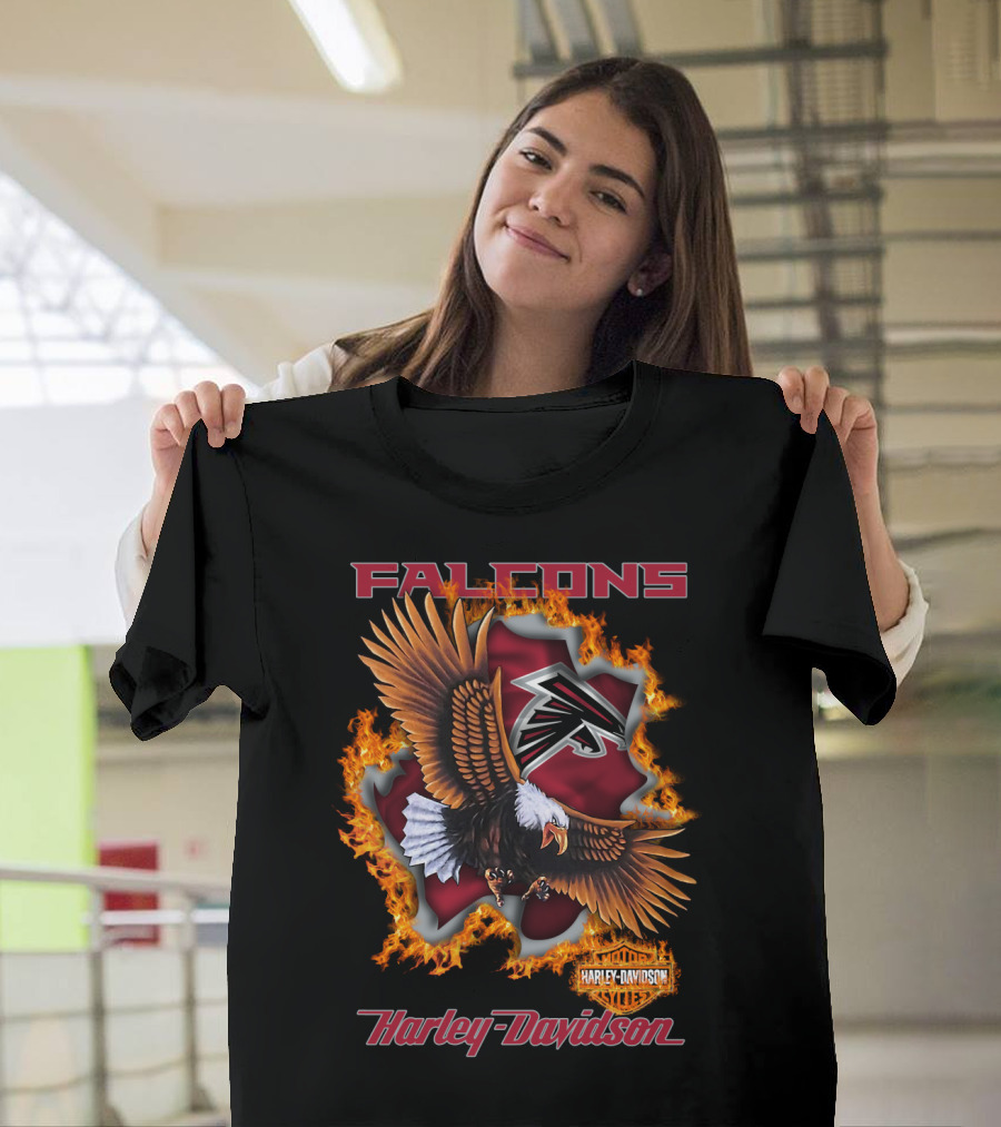 Falcons Harley Davidson Nfl 84 Atlanta T-Shirt